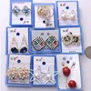 Nowa Moda Kolorowe Klejnot Kolczyk Drop Dangle Resin Oświadczenie Kolczyki Dla Kobiet Kryształ Kolczyk Urok Biżuteria