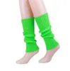 Leg Warmers Candy Colors Girls Socks Crochet Wool Leg Sleeves Knitting Stripe Socks Baby Leggings 10 Colors Wholesale DHW3235