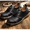 Vente chaude-JYRhenium Marque Design Hommes Robe Costume Chaussures Hommes Chaussures D'affaires Formelles Bout Rond En Cuir Oxford Chaussures Pour Le Travail De Bureau 38-44