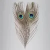 10pcs naturais de pavão naturais cauda pena do feriado de casamento decoração do partido apêndice jóias decoração grandes olhos de transporte (25-30cm) US