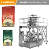 Multi Head Linear Weigher Rice Rotary Filling Machine Precise Granule Vertical Give Bag Packing Machine