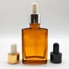 العين القطارة عطور الروائح من الضروري النفط زجاجات فارغة 30ML العنبر الزجاج السائل الكاشف ماصة زجاجة 400PCS / الكثير