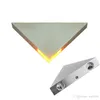 Треугольный светодиодный настенный светильник 85-265 В 3 Вт Фойе Коридор Балкон Проход Настенный светильник Белый теплый белый RGB Настенные светильники Черный серебристый светодиоды с крышкой