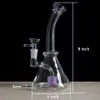 Narguilés verre bécher bong capiteux conduite d'eau épaisse avec quartz banger 14mm bol barboteur tuyaux mini plates-formes pétrolières dab