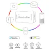 Zigbee RGBCCT LED-Streifenlicht, intelligent, wasserdicht, SMD 5050, 12 V, 5 m, LED-Streifenband, ZLL-Link-Controller, funktioniert mit Alexa Echo