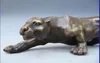 Art Deco Escultura Jaguar Pantera Leopardo Animal Bronze Estátue6687349