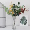 DIY plantas artificiais França Eucalyptus folha elegante Dinheiro casamento Decoração Simulação planta viva Falso Decoração do quarto