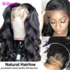 HD Transparent 13x6 Lace Frontal Wig Glueless Wig Ferm Human Hairs Brazilian Body Wig 150 Density Wig Pre Clucked6432739