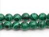 (Grade A)Natural Malachite Gem stone Loose Beads Round Multicolor Stripe Pattern B37727 Jewelry Findings making Wholesale 8mm about 50pcs