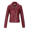 Womens Designer Jackets Womens Leather Coats Ladys Brand Solid Color Top Girls Punk Style Jacket Casual Coat 2020 Hot Sale