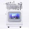 9 in1 H2-O2 Hydra Dermabrasion Eau Hydro Jet Peel Dazehead Remover Microdermabrasion hydrofaciale RF RF Machine de rajeunissement de la peau