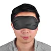 Schwarze Augenmaske aus Polyester, Schwamm, Schatten, Nickerchen, Augenbinde, zum Schlafen, Reisen, weiche Polyester-Masken, 4 Schichten, kostenloser DHL