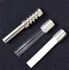 Replacement 510 Thread Titanium Ceramic Quartz Tips For Nectar Collector Kit Glass Bongs Hand Pipes Delux Kit