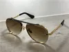 Gold/Black Pilot Sunglasses for Men Grey Blue Shaded Lens Sunnies Summer Sun Glasses Gafas de sol Mens Sunglasses Shades with box
