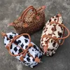 3 Style Fashion Cow Leopard Stripe Print Handbag Duffel Bag Leopard Travel Bag Girl Large Capacity Travel Bag KJJ2845048350