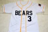 Custom The Bad News BEARS Honkbalshirts Elk nummer #3 Kelly Leak #7 Miguel Agilar #11 Amanda Whurlitzer #12 Tanner Boyle Movie Jersey