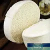 Mjukt fräsch naturlig loofah Luffa Svamp Dusch Spa Body Scrubber Exfoliator Bad Massage Brush Pad Beige Gratis frakt