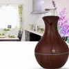 Wood Grain Essential Humidifier Aroma Oil Diffuser Ultrasonic Wood Air Humidifier Fashion USB Mini LED lights For Home Office RRA735