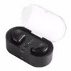 Freeshipping Słuchawki Bluetooth Bezprzewodowe Stereo Earbuds Headsfree Muzyka z pola ładowania mikrofonów do smartfonów