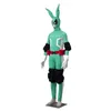 Meu herói Academia Izuku Midoriya Macacões Cosplay Suit traje Boku No Hero Academia Bodysuit verde rosto cheio Crianças máscara para adultos