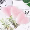 Bellezza di grandi dimensioni amore cuore gua sha rosa quarzo cristallo naturale gua sha massaggio facciano corpo corpore strumento di cura della pelle in scatola regalo in scatola regalo