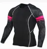 Męskie Designant T Shirt Bodybuild Kompresja Koszule Fitness Pociąg Siłownie Tight Men Sports Run Tops Summer Casual Slim Moda Koszulka B4198