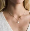 LuckyShine Natural Pearl Baroque style Pendants Women's 18k Gold Necklace Pendants Gorgeous Charm Jewelry
