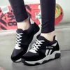 spring and autumn students Korean women's sports shoes wild casual flat running shoes women increase thick floor shoes tide