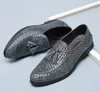 Qualitätsgewebe Top Neues Muster Tassels Oxfords männliche Kleid formelle Schuhe Männer Flats plus Größe Hochzeitsfeier kostenlos Versand C43d