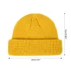 Brimless Chapéus Hip Hop Beanie Skullcap Rua Malha Chapéu Mulheres Homens Acrílico Unissex Casual Sólido Abóbora Portátil Melão Cap6409305