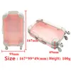 New 1PC Fashion Creative Mini Trolley Box Eyelash Packaging Box Multicolor Tray Suitcase False Eyelash Storage