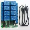 Freeshipping AD22A08 DC 12V 8 channels DTMF Relay MT8870 Decoder Phone Remote Control switch