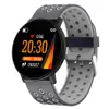 100 ADET W8 Samsung Saatler için Akıllı İzle Spor Izci Bilezikler Kadınlar Kalp Hızı Monitörü Smartwatch Su Geçirmez Spor İzle Android için