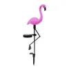 Led Light Simulated Flamingo Lamp Waterproof Solar Lights For Outdoor Home Garden Decoration C19041702