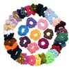 Girl Women039s Velvet Hair Scrunchies Accessori per la coda di cavallo Pony Cotail Bande per capelli in velluto Pleuche Weadwear3196832