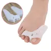 Séparateur de gros orteils en Silicone, correcteur de Protection, Hallux Valgus, 3 trous, séparateur de pouce et d'orteils, outils de santé, vente en gros