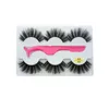 3pairs/Set 3D False Eyelashes 30 Styles tjocka långa ögonfransar med ögonfransar med ögonfransklippsapplikator Eye Makeup DHL gratis