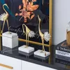 Luz de lujo moderna grúa de cristal accesorios de decoración nuevo estilo chino hogar sala de estar gabinete de vino TV gabinete decoración 6514066