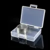 Mini Clear Plastic Małe pudełko Biżuteria zatyczki do uszu Storage Box Case Container Bead Makeup Clear Organizer Hurtownie