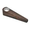 Mais novo design inovador portátil Handpipe Natural Wood Herb cachimbo de fumo do metal bacia alta qualidade artesanal Hot bolo DHL