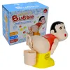 Gag Toys automatico del sapone Bolle di sapone della novità Shin Chan Fart Bolle di salto della macchina con la luce di musica divertente scherzo Giocattoli