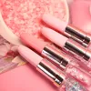 10 pcs Kawaii Lipstick Gel Pen Creative Oil Quicksand Colorful Cute Stationary Pen Black Ink Pen Office School Supplies pens1994348