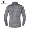 Vestes de course FANNAI veste pour hommes hommes coupe-vent à manches longues t-shirt séchage rapide Sports de plein air randonnée maillot manteau