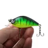 HENGJIA haute qualité dur 3D yeux 5 couleur 6.5 CM/8.4G plastique SHAD CRANKBAIT pêche appât dur leurres crochet de pêche 10 pièces