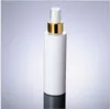 wholesale 100ml 150ml 200ml white spray pump white bottles containers,empty white plastic spray bottle for cosmetic packaging