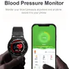 Q28 سوار الذكية الساعات IP68 ماء smartband سمع معدل ضغط الدم مراقب اللياقة تعقب الرياضة ووتش الجلود.
