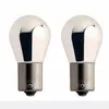 581 PY21W S25 BAU15s Silver/Chrome Amber Glass 12V 21W Car Tail Lamp Stop Light Indicator Bulb