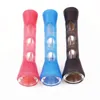 Forma de cuerno FDA Puntas de filtro de vidrio de silicona One Hitter Pipes Soporte para cigarrillos Dugout Tabaco Hierbas Accesorios para pipas