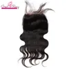 9A Human Hair Bundles with Closure Free Part Body Wave Bundles with Lace Closure Brazilian Remy Hair Weave and Closures Virgin Hair Weft 150% Density Greatremy SALE