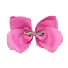 6 Inch Baby Girl Children hair bow boutique Grosgrain ribbon clip hairbow Large Bowknot Pinwheel Hairpins Hair Accessories decoration